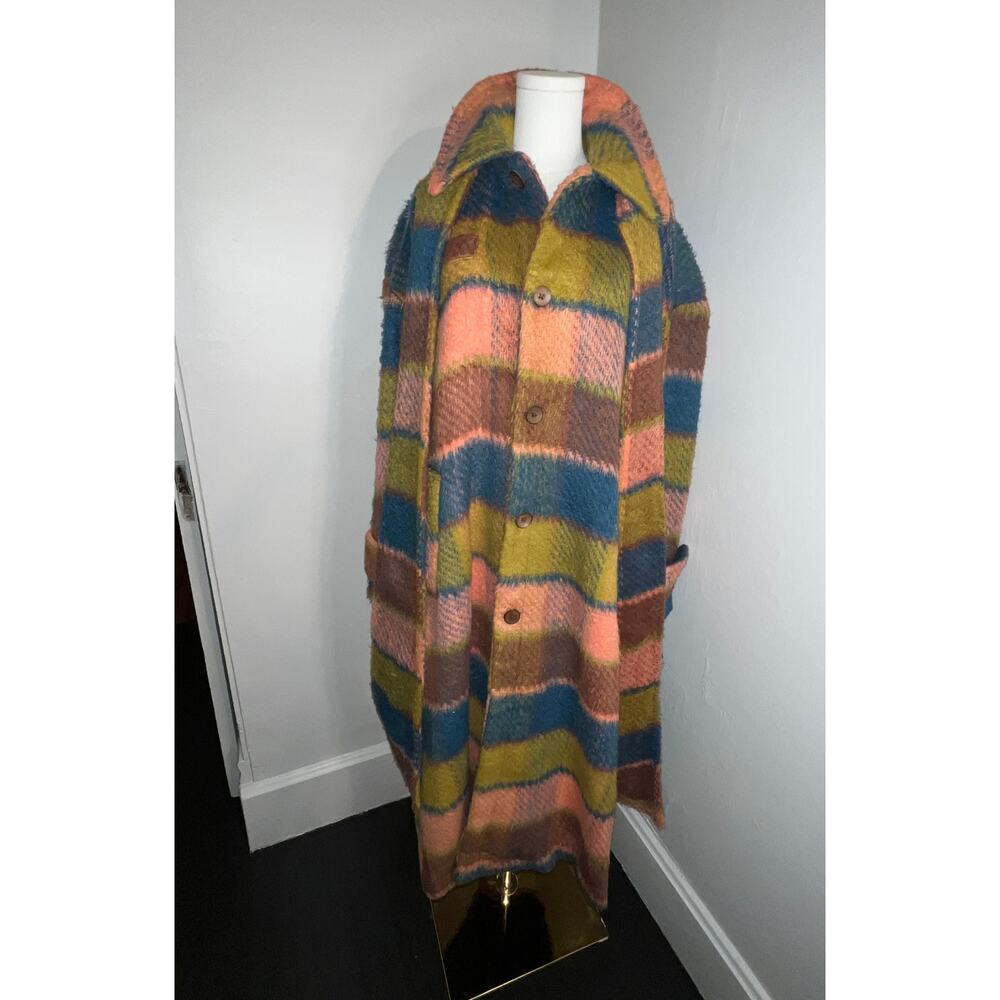 Free People Dalton Woolen Coat Size Medium MSRP $298 NWT (B120140) - Picture 2 of 14